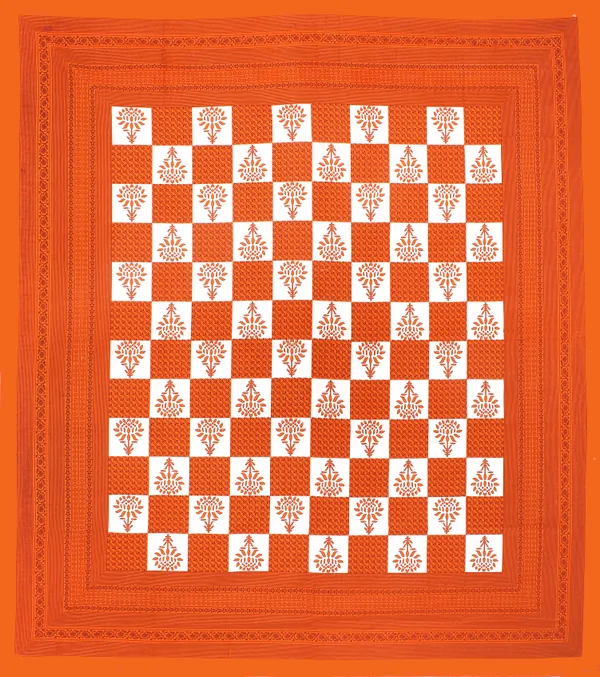 Rajasthani_Jaipuri_Traditional_Double_Bedsheet_with_2_Pillow_Cover_(Orange_color)