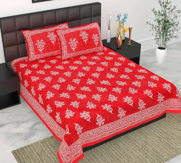 Rajasthani_Jaipuri_Traditional_Queen_Bedsheet_with_2_Pillow_Cover_(Red)