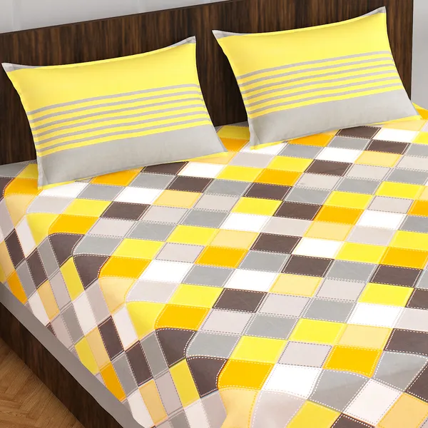 Rajasthani_Jaipuri_Traditional_Double_Bedsheet_with_2_Pillow_Cover_(Yellow)