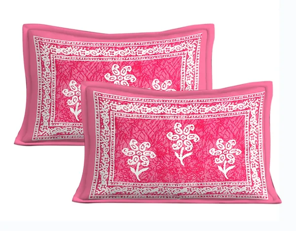 Rajasthani_Jaipuri_Traditional_Double_Bedsheet_with_2_Pillow_Cover_(Pink)