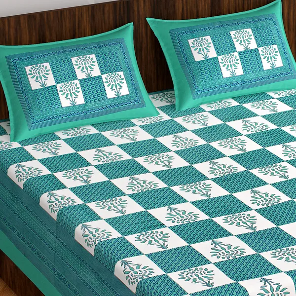 Rajasthani_Jaipuri_Traditional_Double_Bedsheet_with_2_Pillow_Cover_(Navy_Blue_&_White)