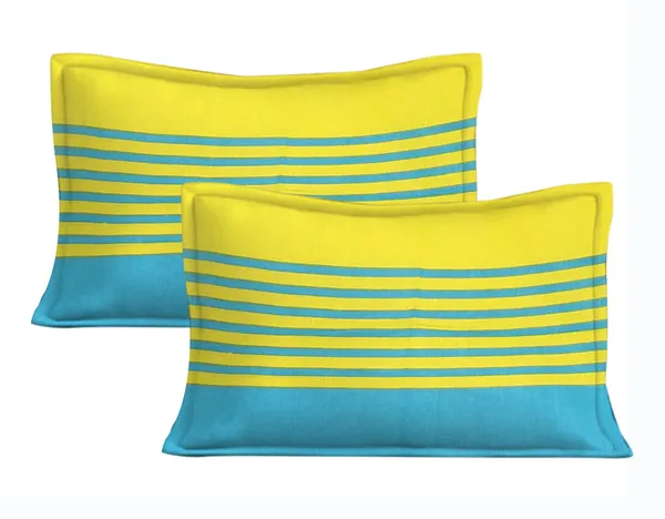 Rajasthani_Jaipuri_Traditional_Double_Bedsheet_with_2_Pillow_Cover_(Yellow_&_Blue)
