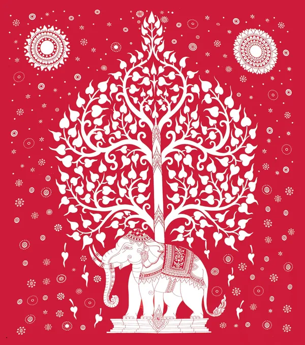 Rajasthani_Jaipuri_Traditional_Double_Bedsheet_with_2_Pillow_Cover_(Red_&_White)
