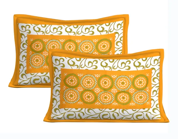 Rajasthani_Jaipuri_Traditional_Double_Bedsheet_with_2_Pillow_Cover_(White_&_Yellow)