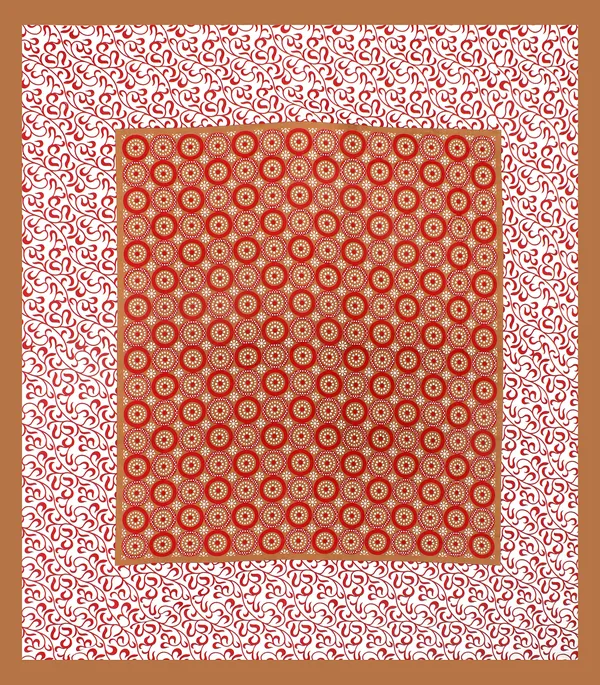 Rajasthani_Jaipuri_Traditional_Double_Bedsheet_with_2_Pillow_Cover_(White_&_Orange)