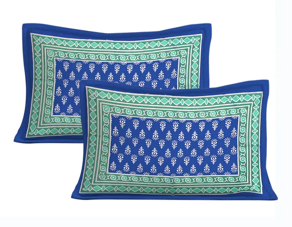 Rajasthani_Jaipuri_Traditional_Double_Bedsheet_with_2_Pillow_Cover_(Blue)