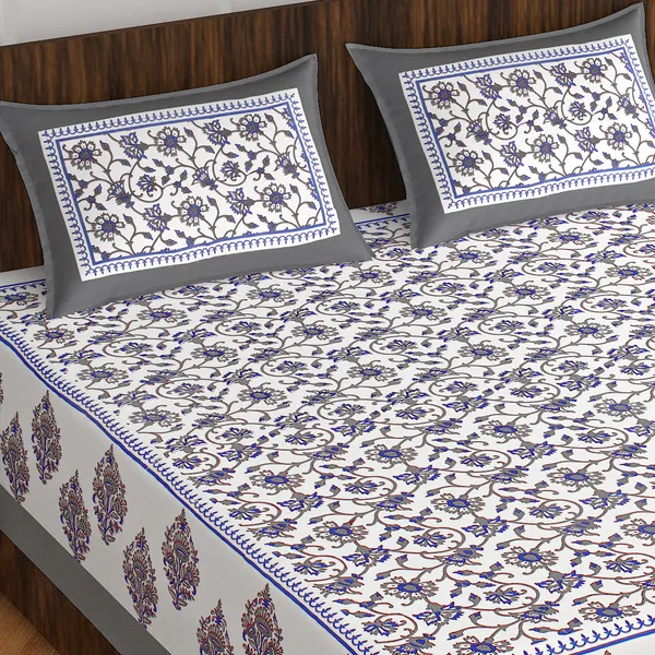 Rajasthani_Jaipuri_Traditional_Double_Bedsheet_with_2_Pillow_Cover_(White_&_Grey)