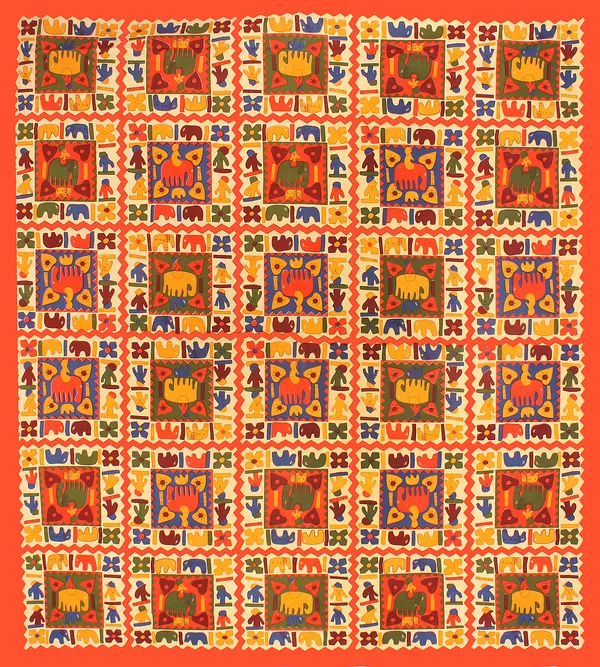 Rajasthani_Jaipuri_Traditional_Double_Bedsheet_with_2_Pillow_Cover_(Orange)