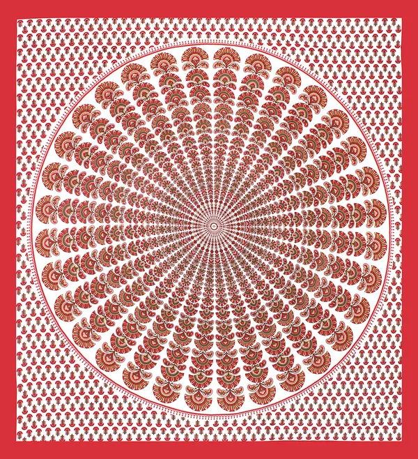 Rajasthani_Jaipuri_Traditional_Double_Bedsheet_with_2_Pillow_Cover_(White_&_Red)