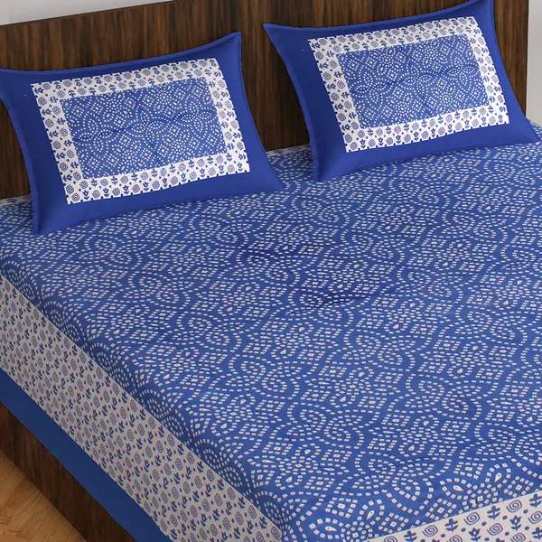 Rajasthani_Jaipuri_Traditional_Double_Bedsheet_with_2_Pillow_Cover_(White_&_Blue)