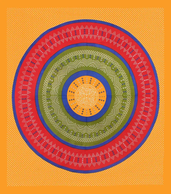 Rajasthani_Jaipuri_Traditional_Double_Bedsheet_with_2_Pillow_Cover_(Orange/Red_&_Green)