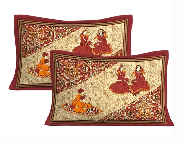 Rajasthani_Jaipuri_Traditional_Double_Bedsheet_with_2_Pillow_Cover_(Brown_color)