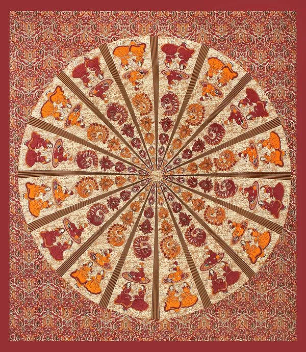 Rajasthani_Jaipuri_Traditional_Double_Bedsheet_with_2_Pillow_Cover_(Brown_color)