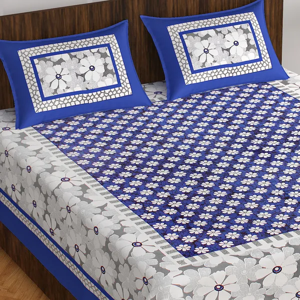 Rajasthani_Jaipuri_Traditional_Double_Bedsheet_with_2_Pillow_Cover_(Blue_&_White)