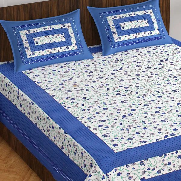 Rajasthani_Jaipuri_Traditional_Double_Bedsheet_with_2_Pillow_Cover_(Blue_&_White)