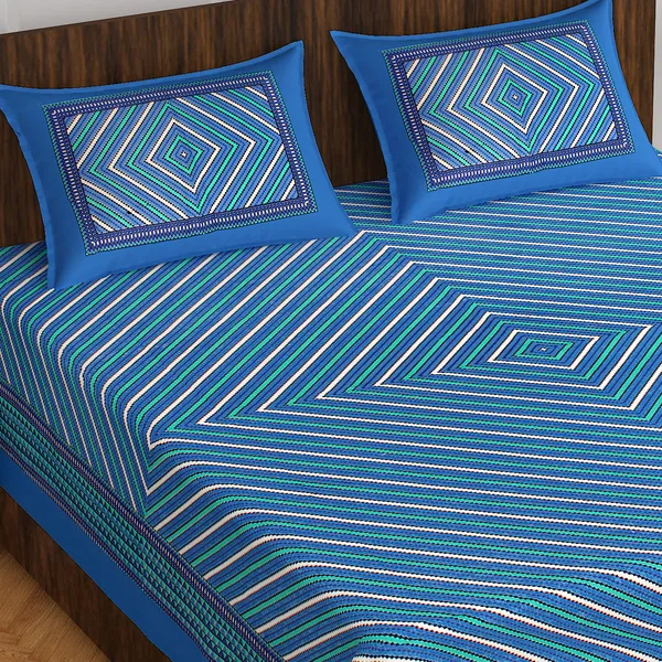 Rajasthani_Jaipuri_Traditional_Double_Bedsheet_with_2_Pillow_Cover_(Navy_Blue)