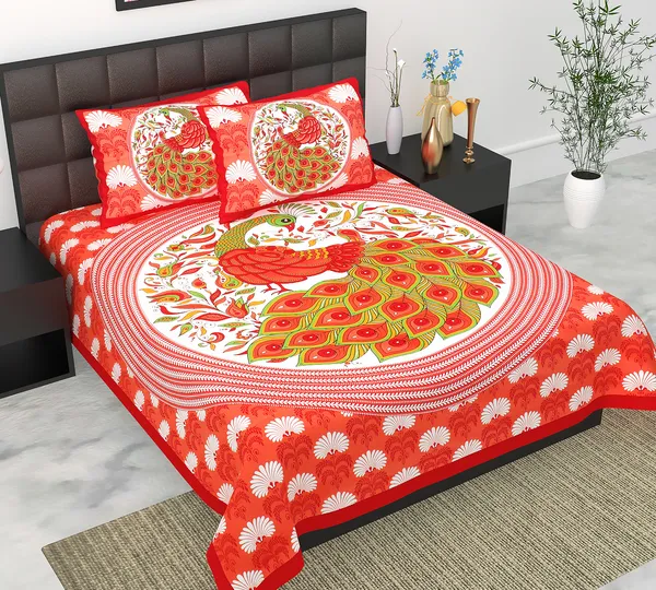 Rajasthani_Jaipuri_Traditional_Queen_Bedsheet_with_2_Pillow_Cover_(Red)