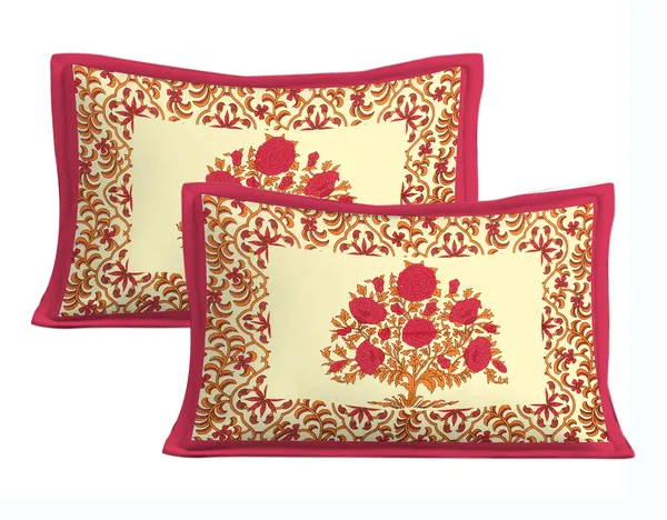 Rajasthani_Jaipuri_Traditional_Queen_Bedsheet_with_2_Pillow_Cover_(Cream_&_Red)