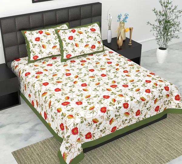 Rajasthani_Jaipuri_Traditional_Queen_Bedsheet_with_2_Pillow_Cover_(White_&_Red)