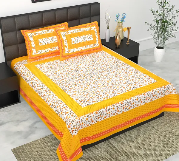 Rajasthani_Jaipuri_Traditional_Queen_Bedsheet_with_2_Pillow_Cover_(Yellow)
