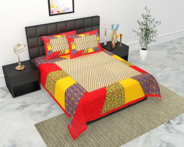 Rajasthani_Jaipuri_Traditional_Queen_Bedsheet_with_2_Pillow_Cover_(Multicolor)