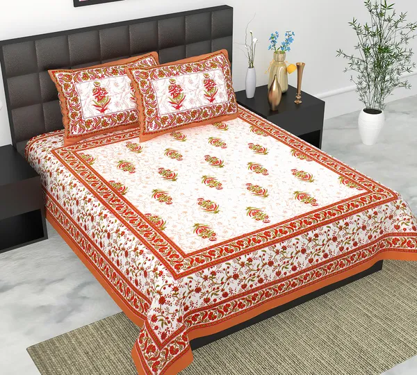 Rajasthani_Jaipuri_Traditional_Queen_Bedsheet_with_2_Pillow_Cover_(White_&_Red)