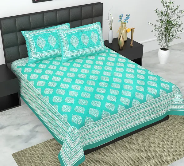 Rajasthani_Jaipuri_Traditional_Queen_Bedsheet_with_2_Pillow_Cover_(Aquatic_Blue)