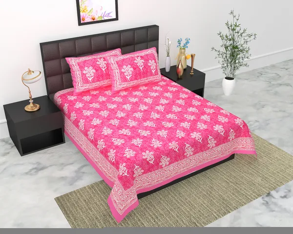 Rajasthani_Jaipuri_Traditional_Queen_Bedsheet_with_2_Pillow_Cover_(Pink)