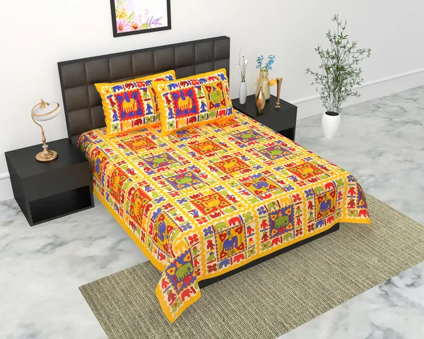 Rajasthani_Jaipuri_Traditional_Queen_Bedsheet_with_2_Pillow_Cover_(Yellow)
