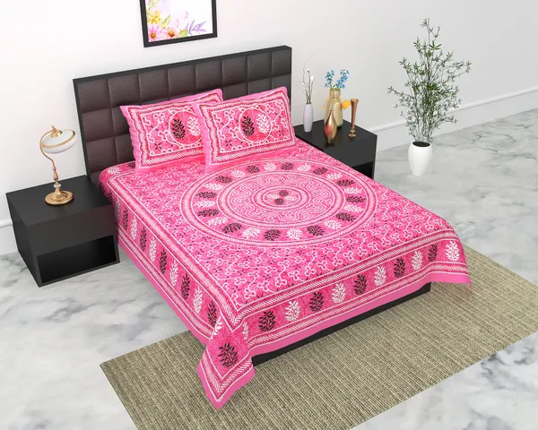 Rajasthani_Jaipuri_Traditional_Queen_Bedsheet_with_2_Pillow_Cover_(Pink)