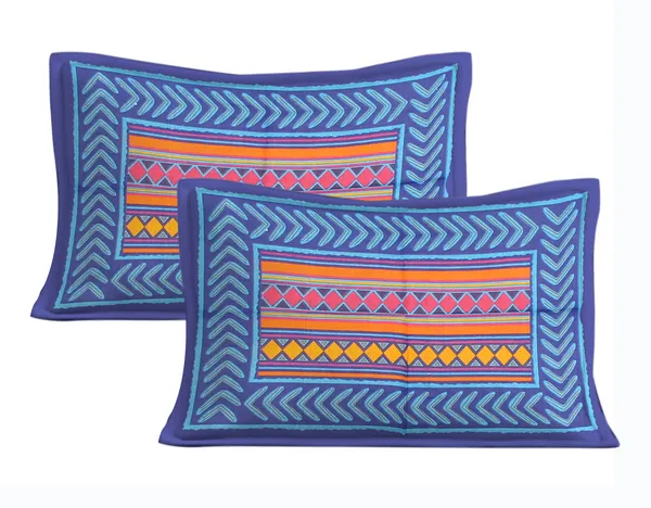 Rajasthani_Jaipuri_Traditional_Queen_Bedsheet_with_2_Pillow_Cover_(Blue_&_Red)