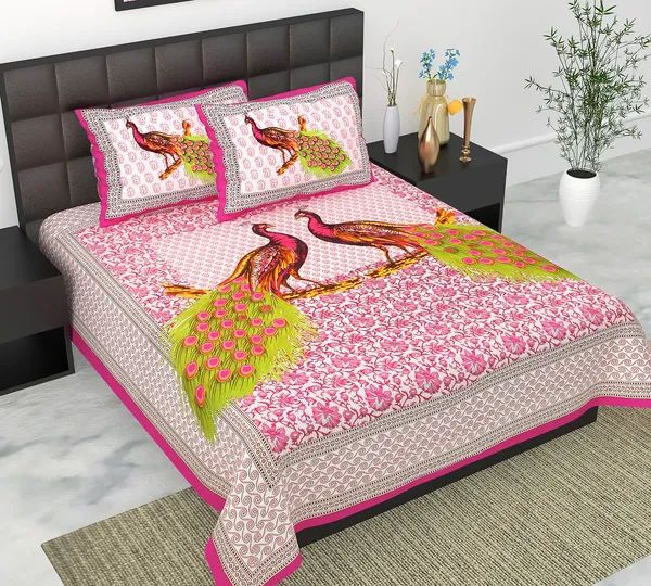 Rajasthani_Jaipuri_Traditional_Queen_Bedsheet_with_2_Pillow_Cover_(Pink)
