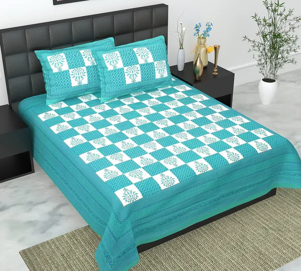Rajasthani_Jaipuri_Traditional_Queen_Bedsheet_with_2_Pillow_Cover_(White_and_Aquatic_Blue)