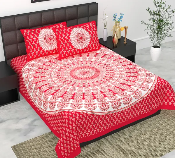 Rajasthani_Jaipuri_Traditional_Queen_Bedsheet_with_2_Pillow_Cover_(Red)