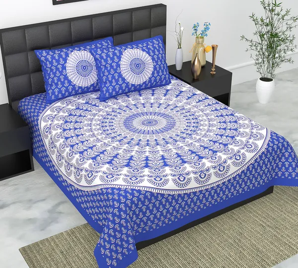 Rajasthani_Jaipuri_Traditional_Queen_Bedsheet_with_2_Pillow_Cover_(White_&_Blue)