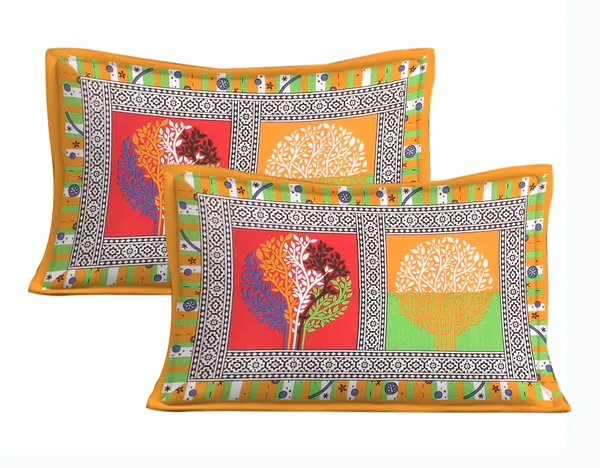 Rajasthani_Jaipuri_Traditional_Queen_Bedsheet_with_2_Pillow_Cover_(Orange)
