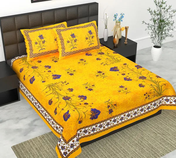 Rajasthani_Jaipuri_Traditional_Queen_Bedsheet_with_2_Pillow_Cover_(Yellow)