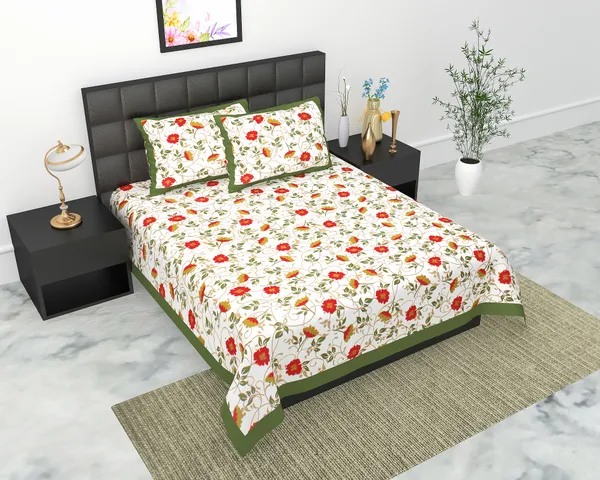 Rajasthani_Jaipuri_Traditional_Queen_Bedsheet_with_2_Pillow_Cover_(White_&_Red)