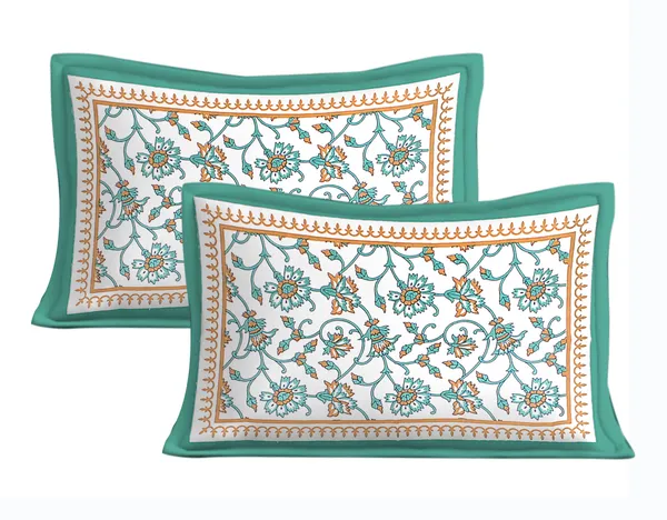 Rajasthani_Jaipuri_Traditional_Double_Bedsheet_with_2_Pillow_Cover_(White_&_Blue)