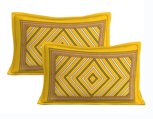 Rajasthani_Jaipuri_Traditional_Double_Bedsheet_with_2_Pillow_Cover_(Yellow)