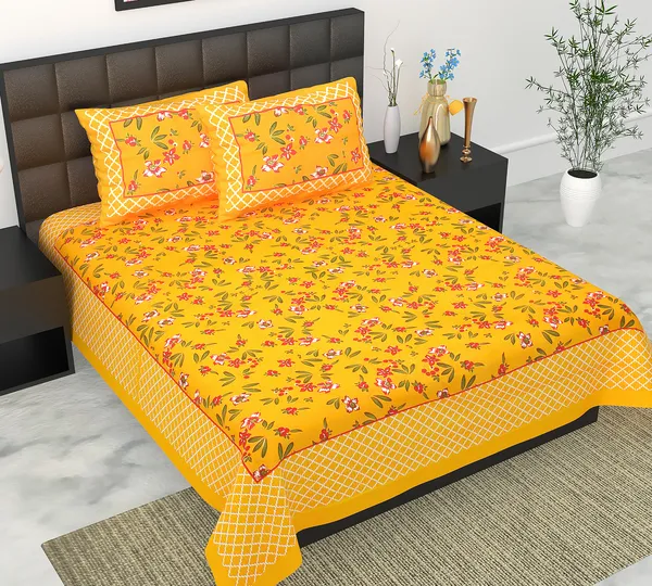 Rajasthani_Jaipuri_Traditional_Double_Bedsheet_with_2_Pillow_Cover_(Blue_&__Green)