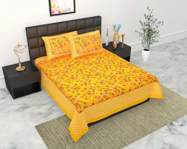 Rajasthani_Jaipuri_Traditional_Double_Bedsheet_with_2_Pillow_Cover_(Blue_&__Green)