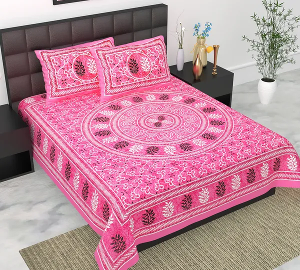 Rajasthani_Jaipuri_Traditional_Queen_Bedsheet_with_2_Pillow_Cover_(Pink)
