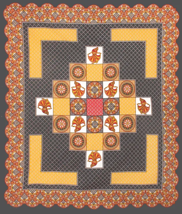 Rajasthani_Jaipuri_Traditional_Queen_Bedsheet_with_2_Pillow_Cover_(Black_&_Yellow)