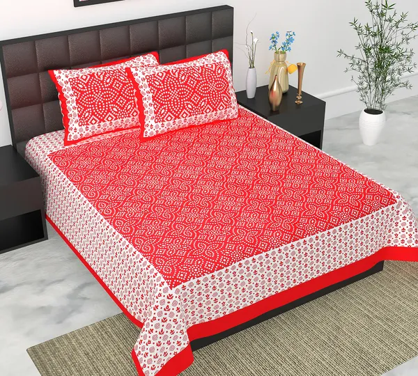 Rajasthani_Jaipuri_Traditional_Queen_Bedsheet_with_2_Pillow_Cover_(Red_&_White)