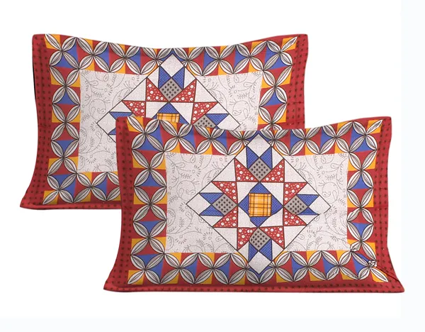 Rajasthani_Jaipuri_Traditional_Queen_Bedsheet_with_2_Pillow_Cover_(Grey_&_Red)