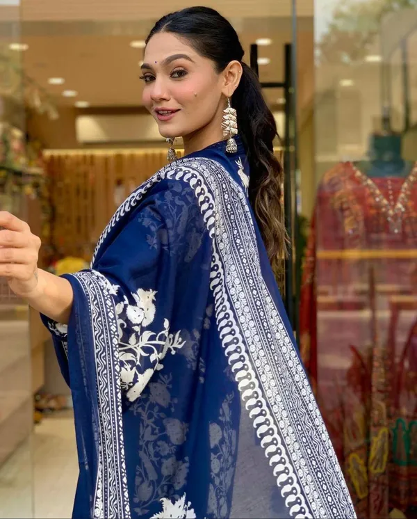 Blue_Premium_Cotton_Anarkali_Set_for_Women