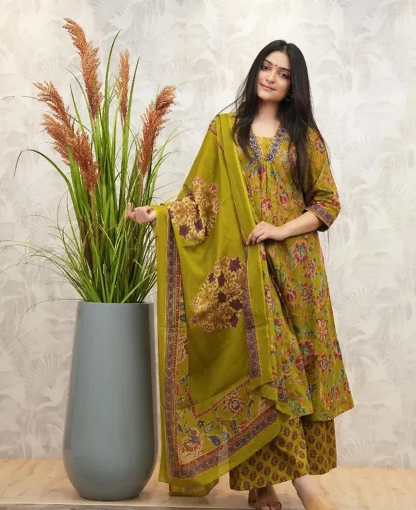 Green__Premium_Cotton_Anarkali_Set