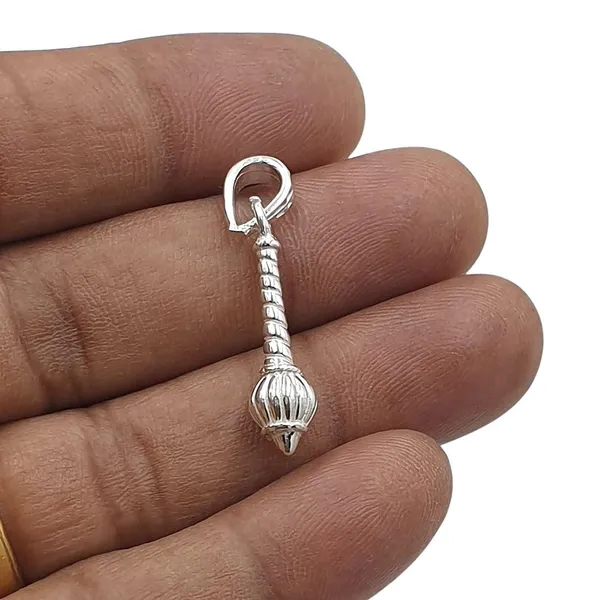 Silver_Hanuman_Gada_Pendant_For_Men