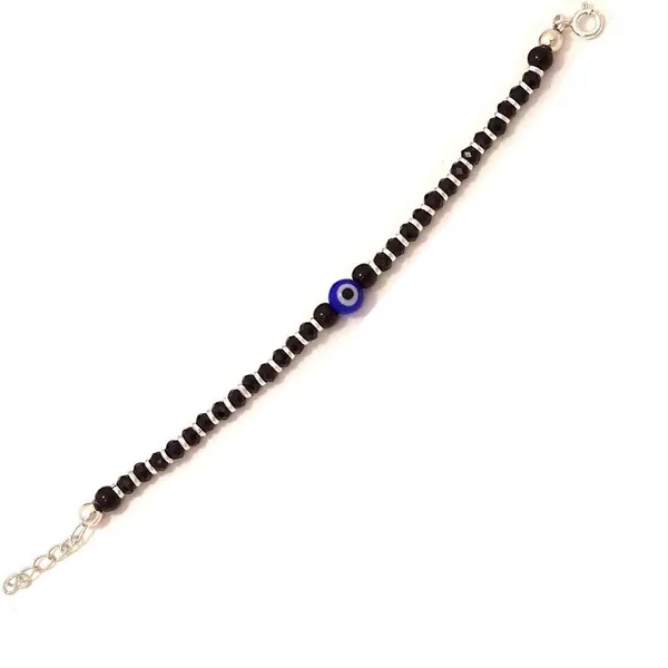 Black_Sterling_Silver_Baby_Nazariya_Bracelet_For_Babies